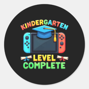Kindergarten Vollständiger Abschluss Cl 2025 Gam Runder Aufkleber