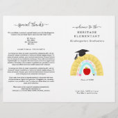 Kindergarten-Vorschul-Abschlussprogramm (2 Spalten Flyer (Vorne)
