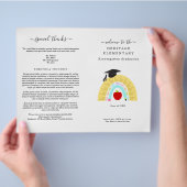 Kindergarten-Vorschul-Abschlussprogramm (2 Spalten Flyer (Hand)
