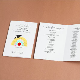 Kindergarten Vorschule Abschluss Programm (2 Spalt Flyer