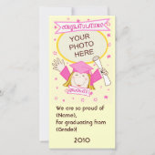 Kindergarten/Vorschulfotokarte Ankündigung (Vorderseite)