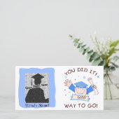 Kindergarten / Vorschulfotokarte Ankündigung (Stehend Vorderseite)