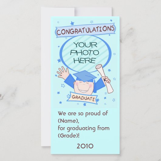 Kindergarten / Vorschulfotokarte Ankündigung (Vorderseite)