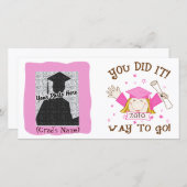 Kindergarten/Vorschulfotokarte Ankündigung (Vorne/Hinten)