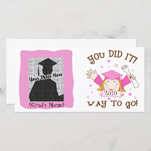 Kindergarten/Vorschulfotokarte Ankündigung (Vorne/Hinten)