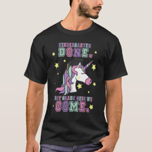 Kindergarten Wir sind fertig 1. Klasse Kinder Unic T-Shirt