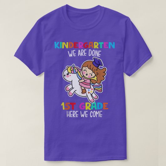 Kindergarten Wir sind gemacht Unicorn Magical Clas T-Shirt (Design vorne)