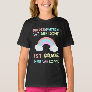 Kindergarten Wir werden 1. Klasse Kinder T-Shirt