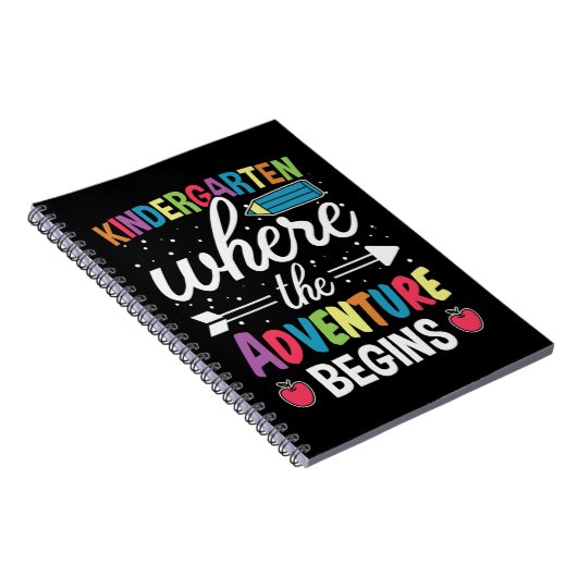 Kindergarten, wo das Abenteuer beginnt Notizblock (Rechte Seite)