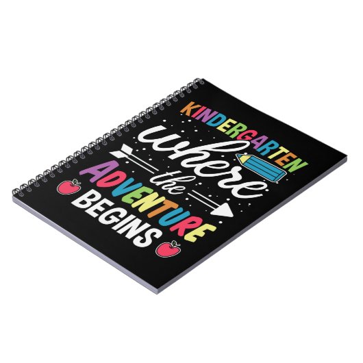 Kindergarten, wo das Abenteuer beginnt Notizblock (Linke Seite)