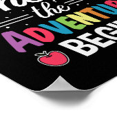 Kindergarten, wo das Abenteuer beginnt Poster (Ecke)