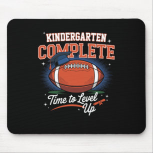 Kindergarten - Zeit bis zur Fußball-Stufe runden Mousepad