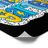 Kindergarten zurück in die Schule Kinder zuerst Poster (Ecke)