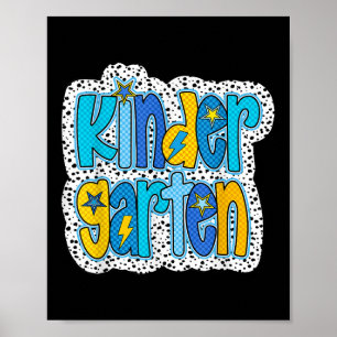 Kindergarten zurück in die Schule Kinder zuerst Poster
