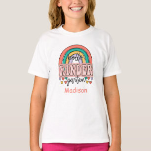 Kindergarten Zurück zur Schule Regenbogen Personal T-Shirt