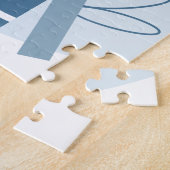 Kindergartenankündigung (blau) puzzle (Seite)