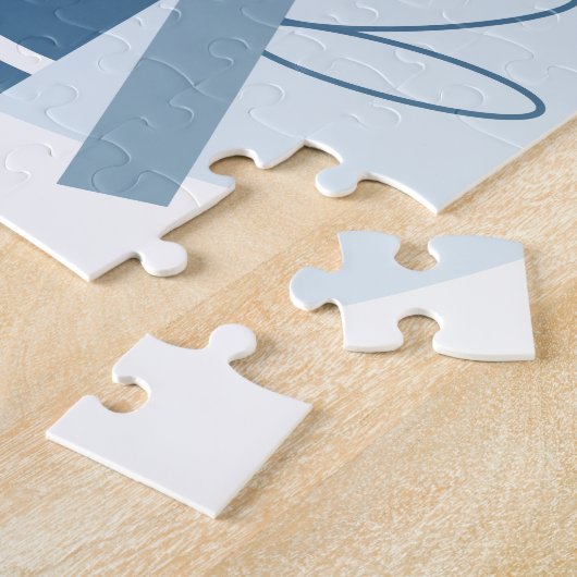 Kindergartenankündigung (blau) puzzle (Seite)