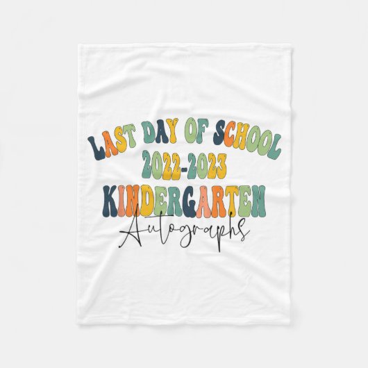 Kindergartenautografien 2023 fleecedecke (Vorderseite)