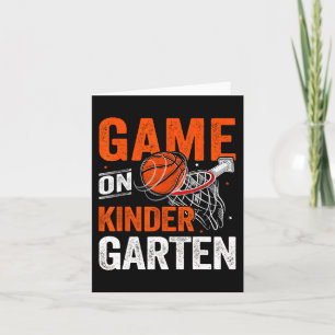 Kindergartenbasketball - Spaß am ersten Tag Karte