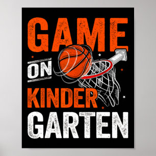 Kindergartenbasketball - Spaß am ersten Tag Poster