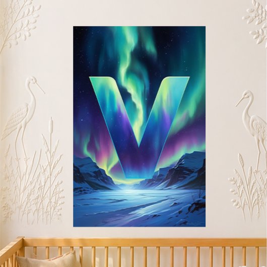 Kindergartenbrief V Name Polarlichtertal Poster