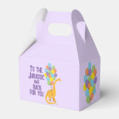 Kindergartendino Valentines Geschenkschachtel (Rückseite)