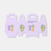 Kindergartendino Valentines Geschenkschachtel (Ungefaltet)