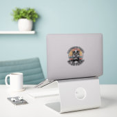 Kindergartener Lehrer Auch Wild Lustiger Aufkleber (Laptop auf Schreibtisch)