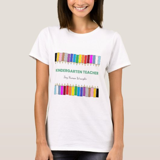 Kindergartener Lehrer T-Shirt Geschenk (Vorderseite)