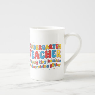Kindergartener Lehrer Tasse, Lustiges Kindergarten Porzellantasse