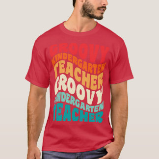 Kindergartener Lehrer Vintage Retro 60er 70er 80er T-Shirt