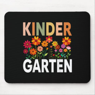 Kindergartener Lehrer Wildblume Zurück zur Schule  Mousepad