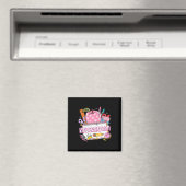 Kindergartener Lehrer Zurück zur Schule Apfel Noti Magnet (In Situ (Geschirrspüler))