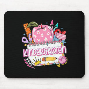 Kindergartener Lehrer Zurück zur Schule Apfel Noti Mousepad