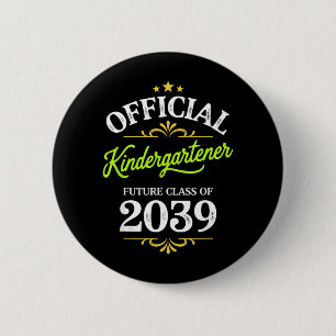 Kindergartener Zukünftige Abschlussklasse von 2039 Button