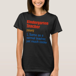 Kindergartenerzieher Definition Spaß Zurück zur Sc T-Shirt