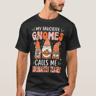 Kindergartenerzieher Weihnachts-Gnome Kindergarten T-Shirt