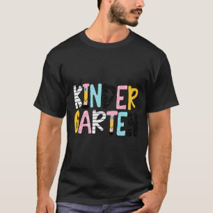 Kindergartenerzieherin Erster Schultag Pastell Zur T-Shirt