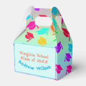 Kindergartenhut und Niedliche Ausbildung Geschenkschachtel (Rückseite)