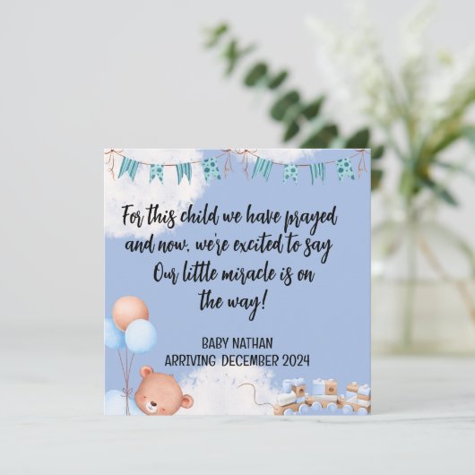 Kindergartenkarte Dieses Kind 1 (Stehend Vorderseite)