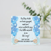 Kindergartenkarte dieses Kind 2 (Stehend Vorderseite)