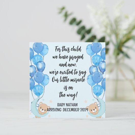 Kindergartenkarte dieses Kind 2 (Stehend Vorderseite)