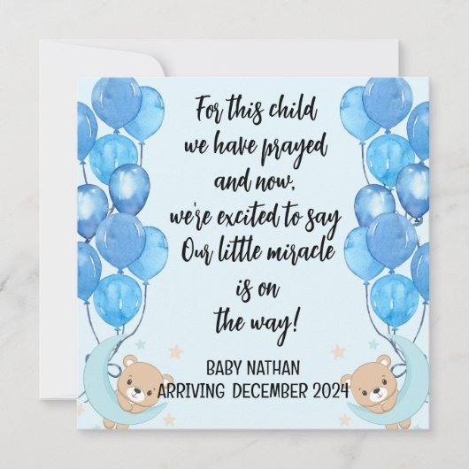 Kindergartenkarte dieses Kind 2 (Vorderseite)