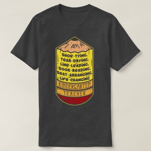 Kindergartenlehrer 2 T-Shirt (Design vorne)