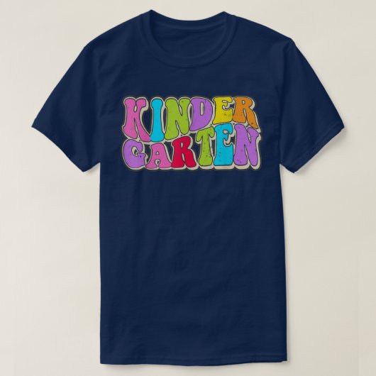 Kindergartenlehrer Erster Schultag T-Shirt (Design vorne)