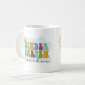 Kindergartenlehrer Grundschule Kaffeetasse (Vorderseite Links)
