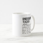 Kindergartenlehrer Kaffeetasse (VorderseiteRechts)