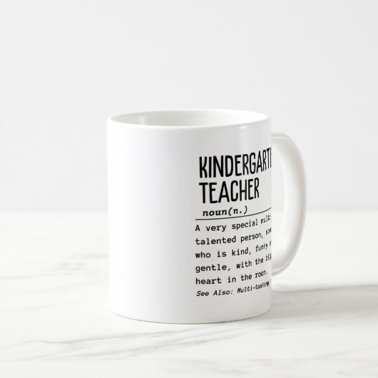 Kindergartenlehrer Kaffeetasse (VorderseiteRechts)