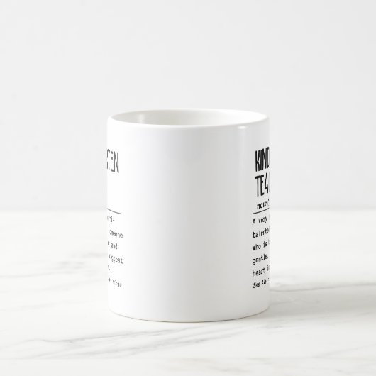 Kindergartenlehrer Kaffeetasse (Mittel)