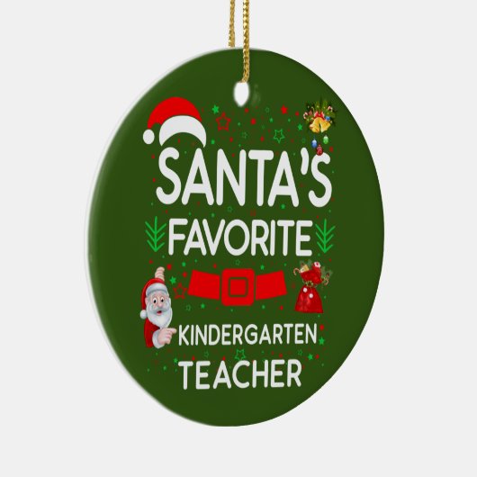 Kindergartenlehrer Keramik Ornament (Rechts)